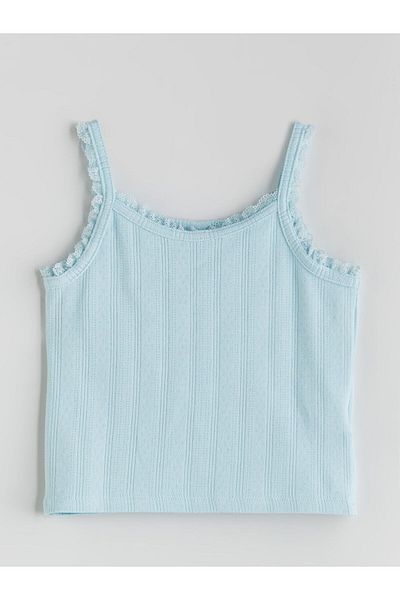 LC Waikiki Tricou pentru fete cu guler pătrat sezon nou - S5QG38Z4