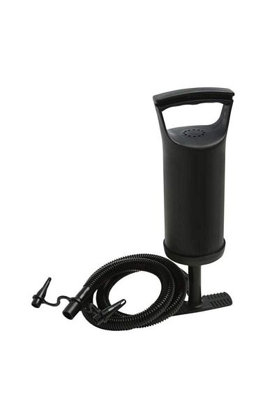 SIKS Air Pump For Inflatable Products, Manual, With Hose And 3 Adapters, 30 cm