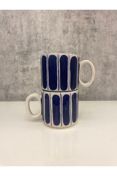 arı çini seramik Set of 2 Handcrafted Ceramic Mug