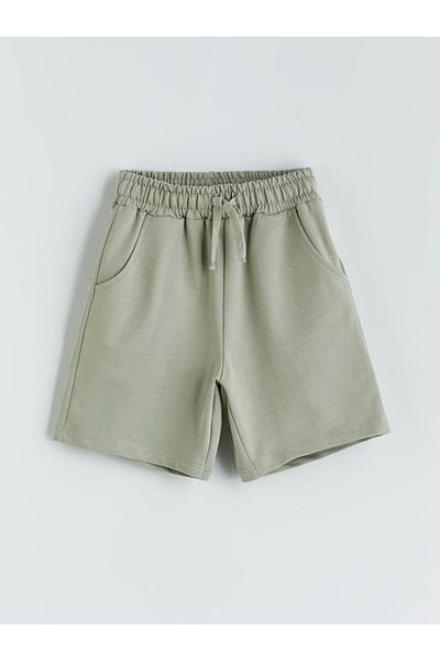 LC Waikiki Green Elastic Waist Boys Shorts 2 Pack