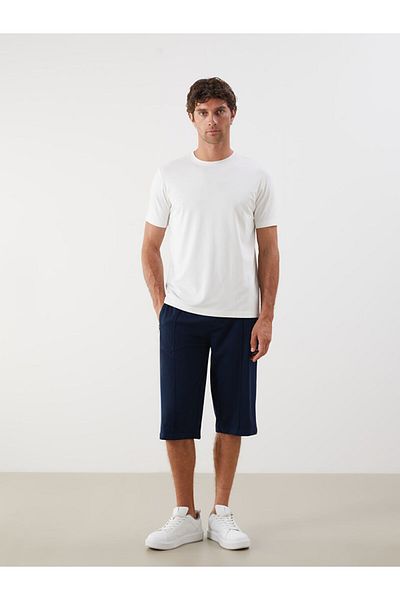 LC Waikiki Navy Blue Standard Fit Men's Shorts