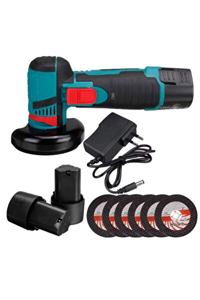SIKS Mini Flex, mașina electrică portabilă fără fir, disc de 76 mm, 750 W, 2 baterii de 12 V, 1500 mAh