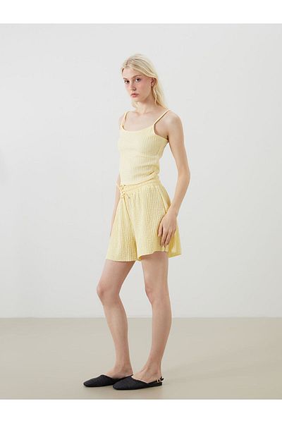 LC Waikiki New Season U Neck Textured Strap Crop - S5Gi19Z8