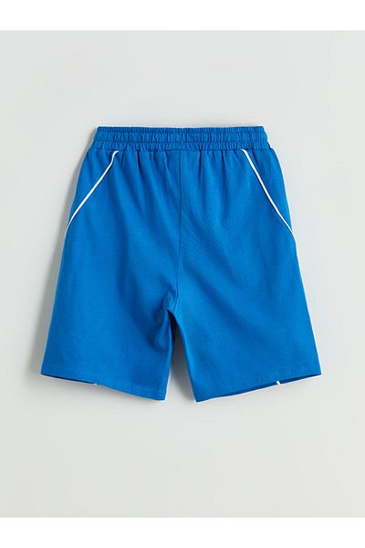 LC Waikiki Black Elastic Waist Boy's Shorts