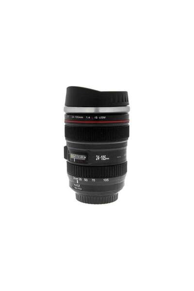 SIKS Cană ® EF 24-105 mm în formă de lentilă, interior din oțel inoxidabil și exterior din plastic4