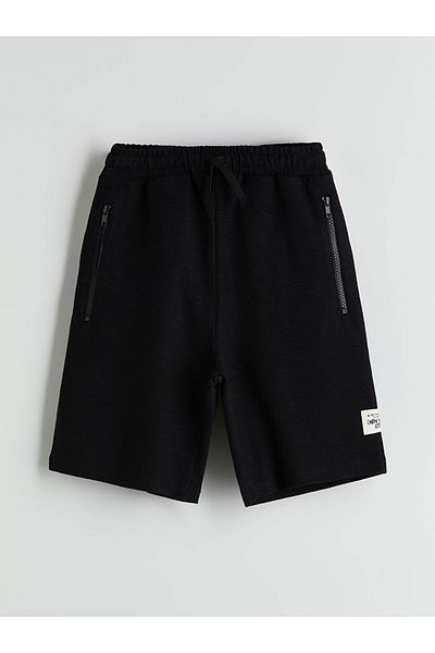 LC Waikiki Green Elastic Waist Boy's Shorts