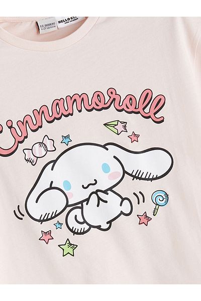 LC Waikiki Νέα σεζόν Crew Neck Cinnamoroll Printed Girls Tisort - S5QV48Z4