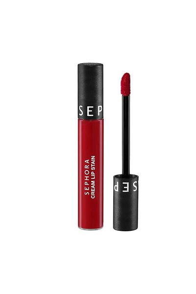 SEPHORA Sephora Cream Lip Satin Matte Liquid Lipstick - 01 Always Red