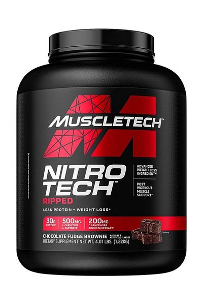 MUSCLETECH MuscleTech Nitro Tech Ripped Chocolate Fudge Brownie 1.82 kg