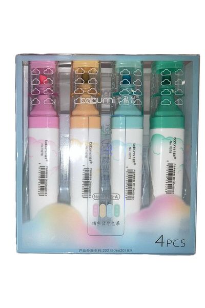 Bafix Highlighter Kakumi 4 Colors Blister