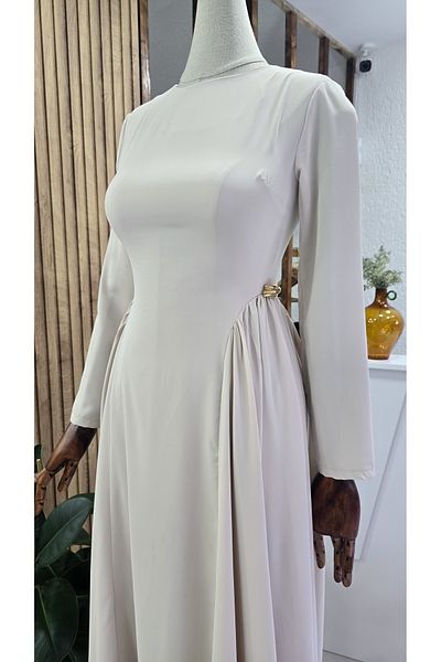 NANTİREA Invitation Dress with Side Stone Detail