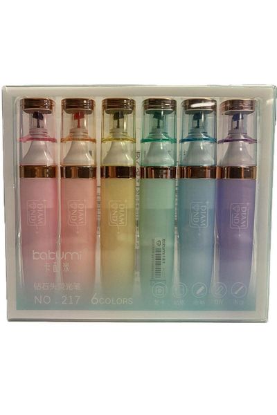 Bafix Highlighter Diamond 6 Colors Blister Highlighter