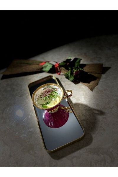 MELHOME Presentation Gold Mirror