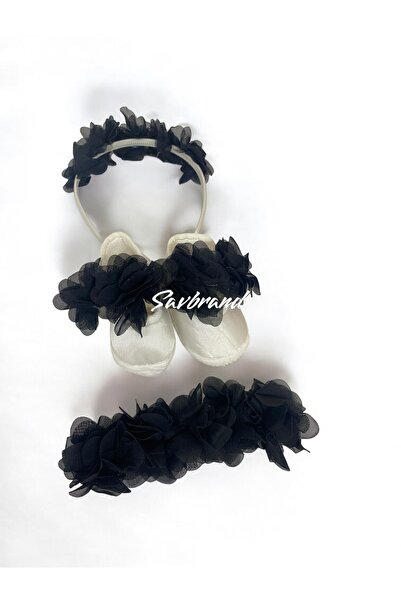 SavBrand عصابة تاج الأم للحمل والرضاعة الطبيعية على شكل زهرة ليزر وأحذية للأطفال