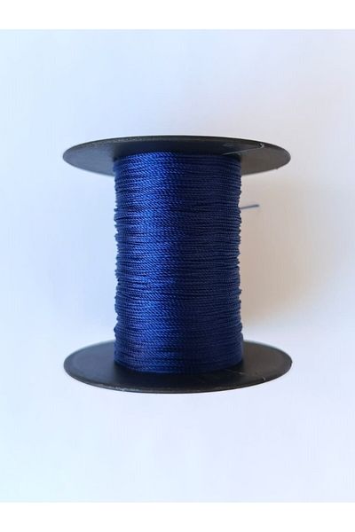 Eskişehir hobi sanat 0,5 mm 100 μέτρα κορδόνι χάντρες νυχτερινό μπλε χρώμα