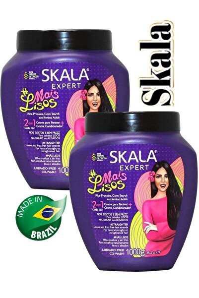 Scala كريم ترطيب وعلاج الشعر 2 في 1 من ميس ليسوس مع بروتين الأرز والذرة فائقة...