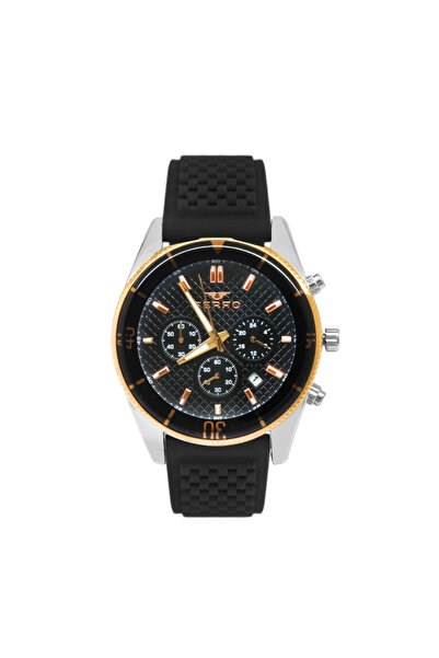 Tesbihane Ferro Steel-Silicone Can Replace Double Cord Men's Wrist Watch Th-Fm31920D-J