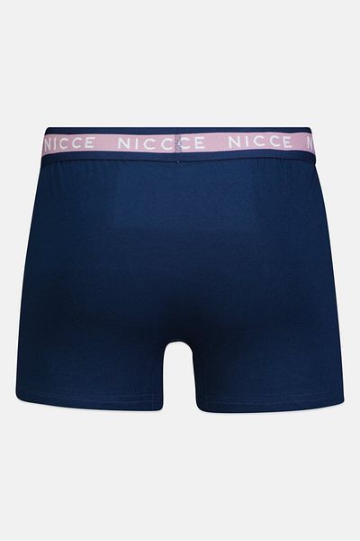 Nicce Men 3 Pack Brand Logo Boxers, Navy