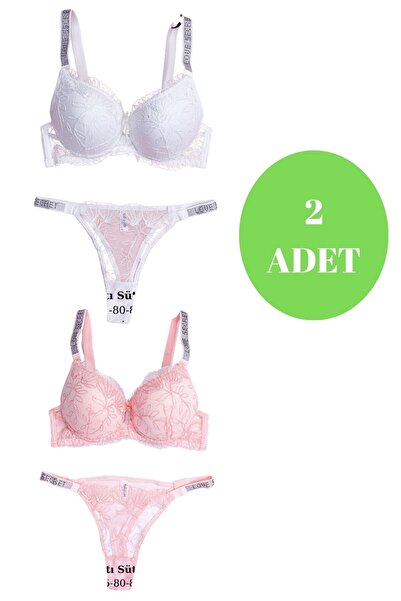 Star مجموعة مورايز النسائية المكونة من حمالتين لامعة من الحجر