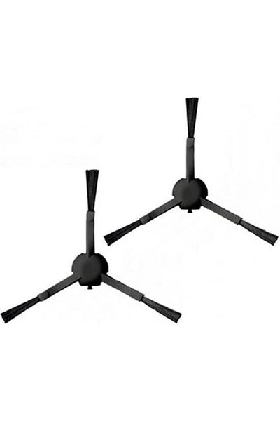 STOREMAX Ntwork Compatible with Xiaomi Vacuum Mop 1C/2C 2 Black Side Brushes, Xiaomi Vacuum Mop 1C 2C Stytj01Zhm