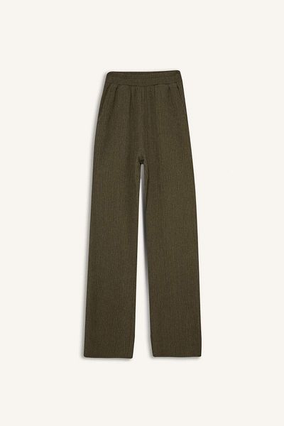 DeFacto Wide Leg Flexible Waisted Wide Leg Twist Pants F6291Ax25Sm