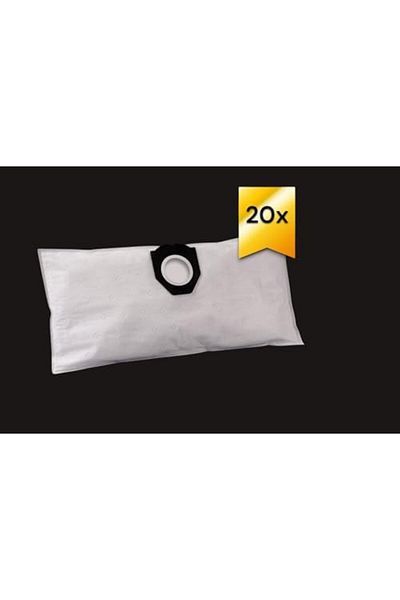 STOREMAX Ntwork Vacuum Synthetic Dust Bag - 20 Pcs - Black Plastic - Compatible with Arzum - Models