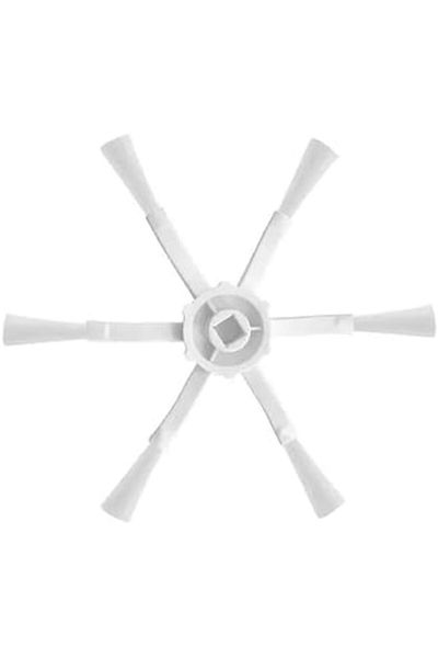 STOREMAX Sellbuystore White Dreame D9 / D9 Max Robot Vacuum Cleaner Compatible 2 Pcs 6-Armed Side Brush, 2 Pcs Hepa