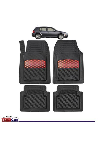 TEAMCAR Covorase Auto ® Volkswagen Golf 4, Red