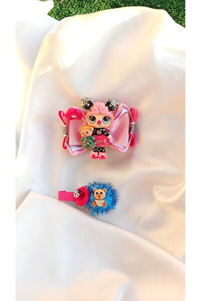 Fiyonka Handmade Creations Girl's Double Ribbon Buckle Set