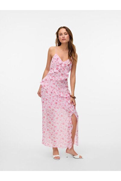 Vero Moda Kleid VMAMINA Langes Kleid