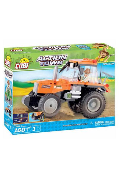 COBI Cobi Action Town Construction Set, Tractor, 160 pieces