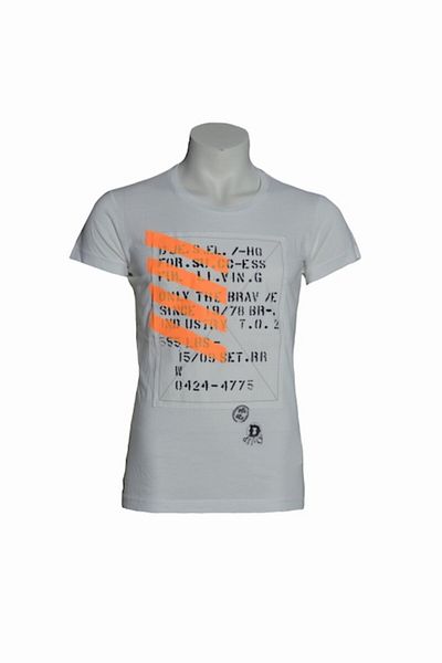 Diesel Tricou bărbătesc T-TUWUA-RS, alb, mărimea L