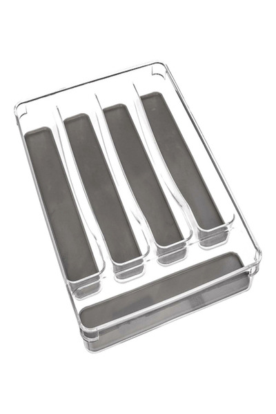 Five Simply Smart صينية تخزين أدوات المائدة عالية الجودة وموفرة للمساحة ومكون...