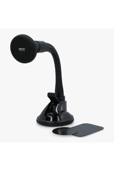 Wagan حامل جوال محمول للسيارة برأس مغناطيسي مرن، أسود