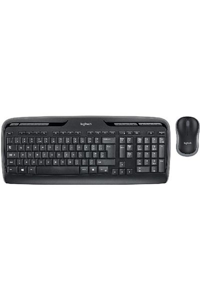 logitech MK330 Wireless Combo Desktop (Keyboard and Mouse) Wireless (2.4 GHz RF)for Laptop/Desktop Computer