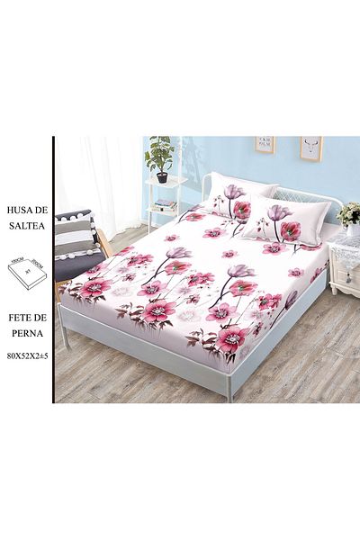 CHIRASO CHIRASO SUMMER Duvet Cover Set, Satin Cotton, 180x200 cm and 2 Pillowcases 80x52 cm