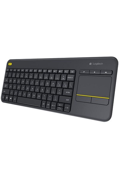 logitech K400 Plus Wireless Touch Keyboard Wireless for Laptop/PC Desktop Computer/CPU Black