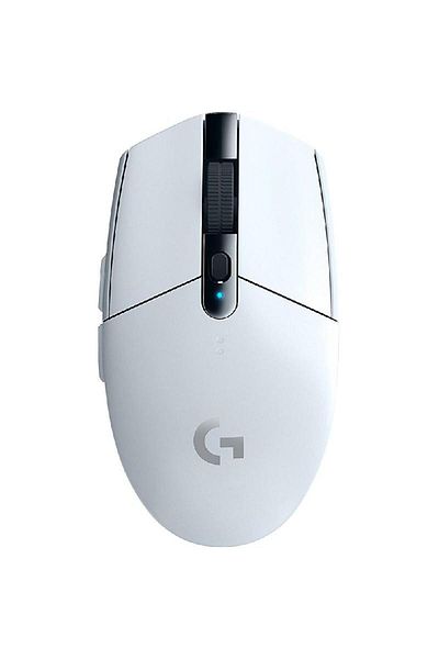 logitech ماوس الألعاب G305 LIGHT SPEED الضوئي HERO 200-12000 نقطة في البوصة لاسلكي (تردد لاسلكي 2.4 جيجاهرتز) أبيض