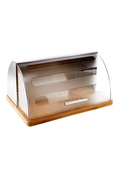Five Simply Smart Airtight High Quality Design Bamboo Bread Box