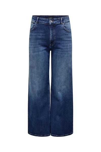 Only Carmakoma Jeans mit weitem Bein CARJUICY Hohe Taille Weiter Beinschnitt Jeans