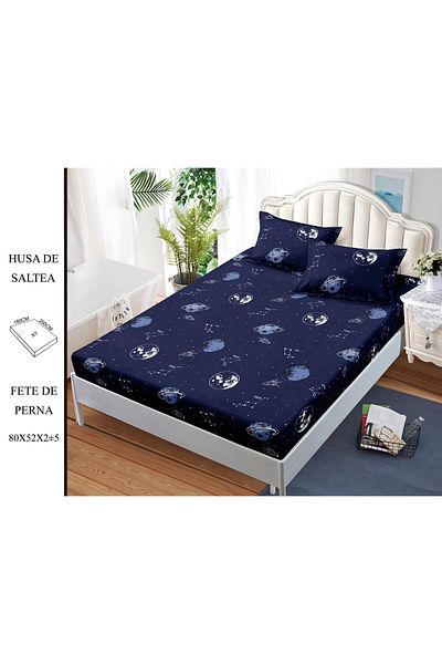 CHIRASO CHIRASO SUMMER Duvet Cover Set, Satin Cotton, 180x200 cm and 2 Pillowcases 80x52 cm