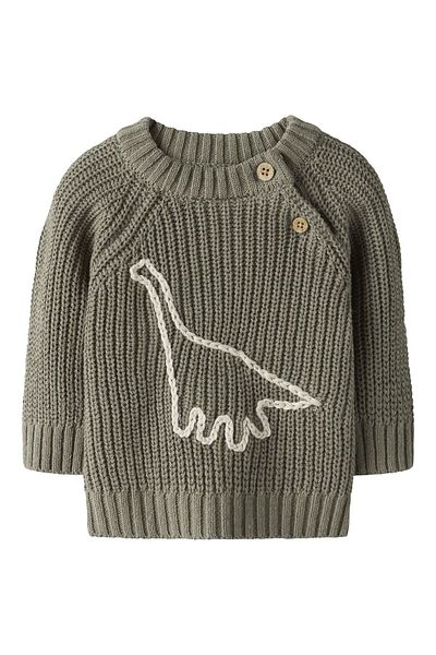Lil' Atelier Baby Stricktop Langarm