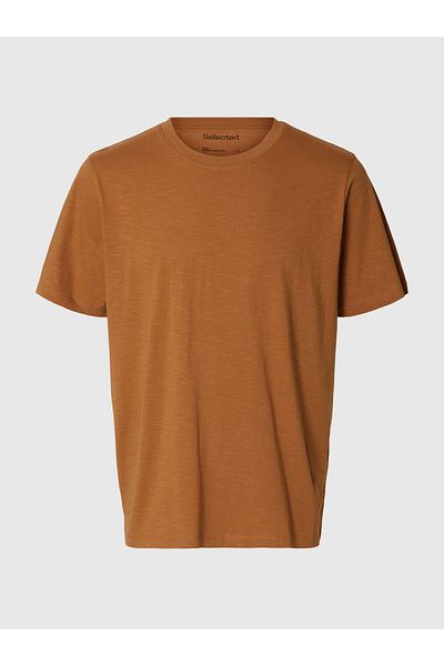 Selected Homme T-Shirt Flammengarn Baumwoll