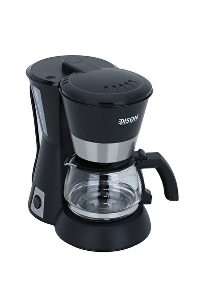 Edison Coffee Maker, Drip, 0.65 Liter, 600 Watts - Black