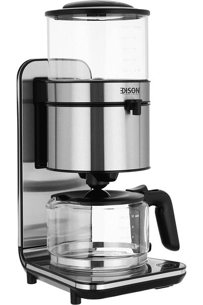 Edison Drip Coffee Maker Edison, 1.25L, 1800W - Silver