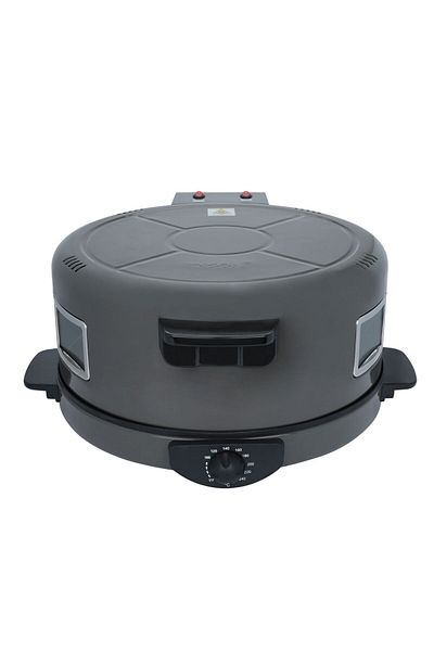 Edison Electric Baker, Control Dial, 40 cm, 2200 Watts, Dual Vents - Grey