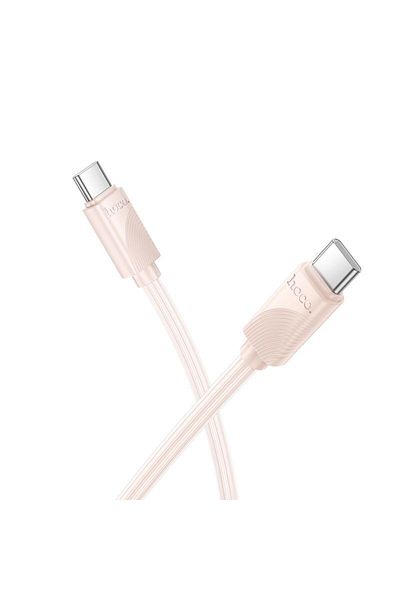 REDz Accessories USB Type-C Cable Double-Ended, Hoco X114, 60W, 1m, Pink