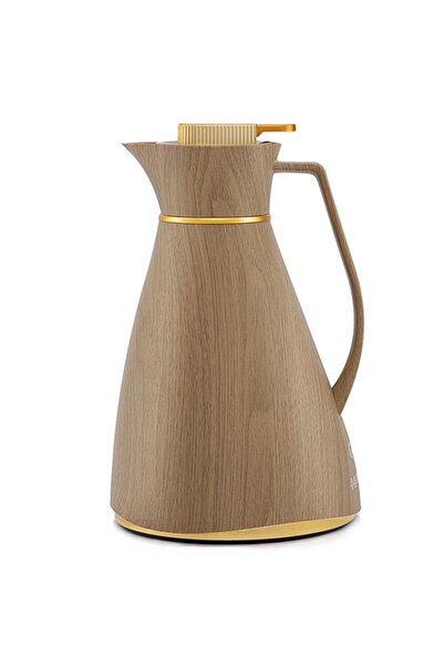 Glory Thermos, 1L, Glass Inner Liner, Plastic Outer Body - Brown