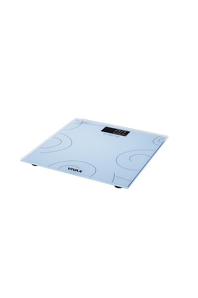 Vivax Oliva Bathroom Scale Vivax PS-158W, 180 Kg, Blue Glass