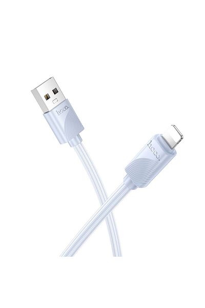 REDz Accessories Cablu USB-A la Lightning, 2.4 A, Hoco X114, 1m, Albastru